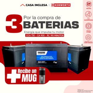 KIT BATERIA PACCAR - KIT0005