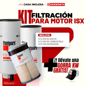 KIT FILTGRACIÓN MOTOR ISX - KIT0007
