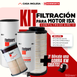 KIT FILTRACIÓN MOTOR ISX FILTRO DE AIRE 13 - KIT0008