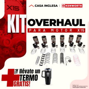 KIT OVERHAUL PARA MOTOR X15 - KIT0011