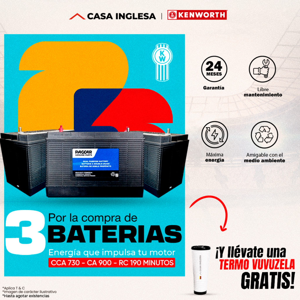 Bateria paccar 1